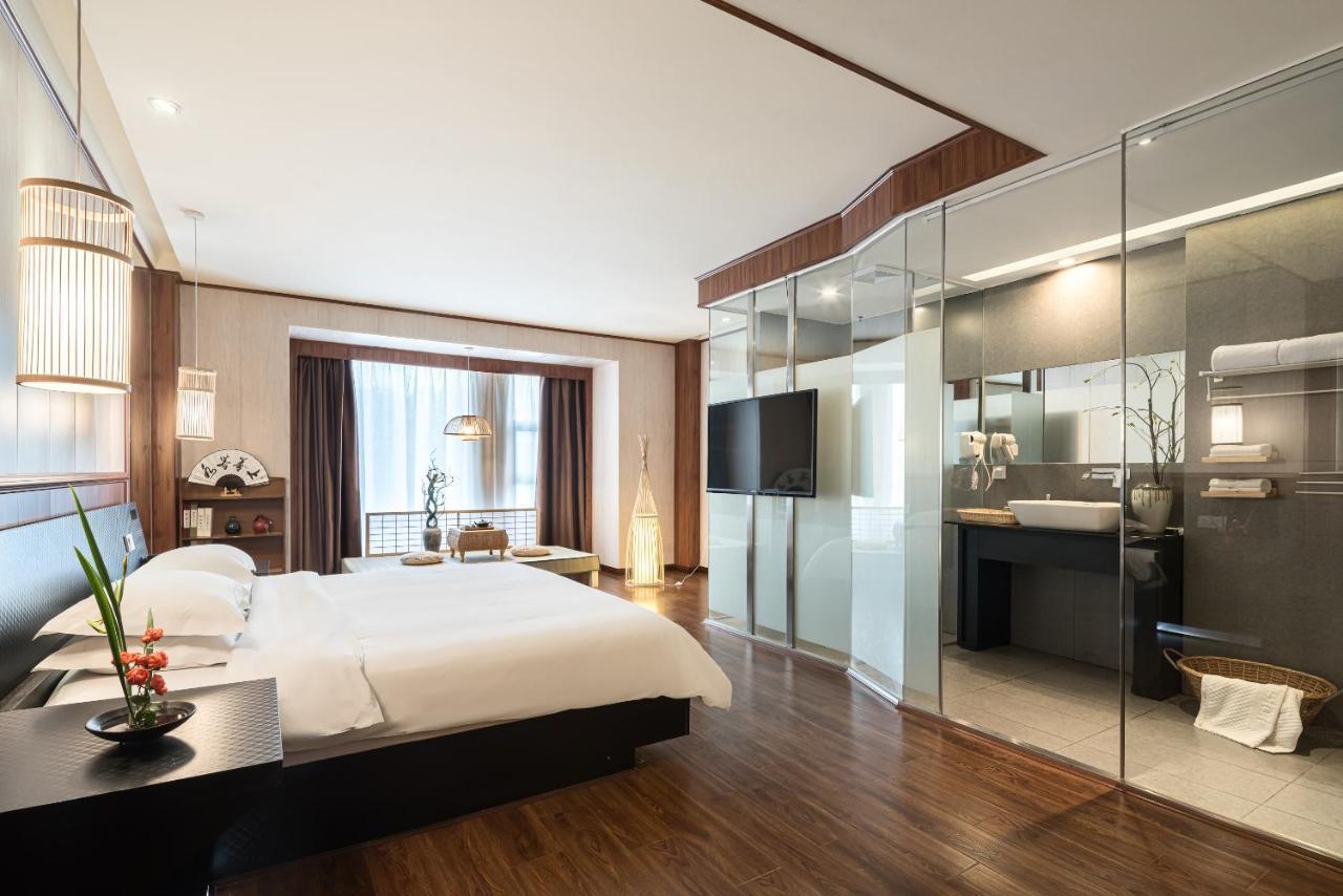 乐山上善居养心禅景酒店 Shangshan Zen Hotel ليشان المظهر الخارجي الصورة